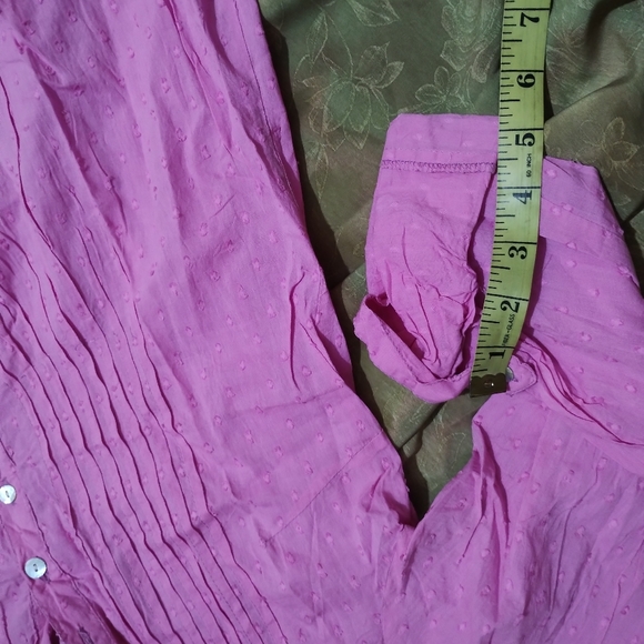 🌴 pre-owned Lara Karen pink tunic top - size small - Picture 8 of 16